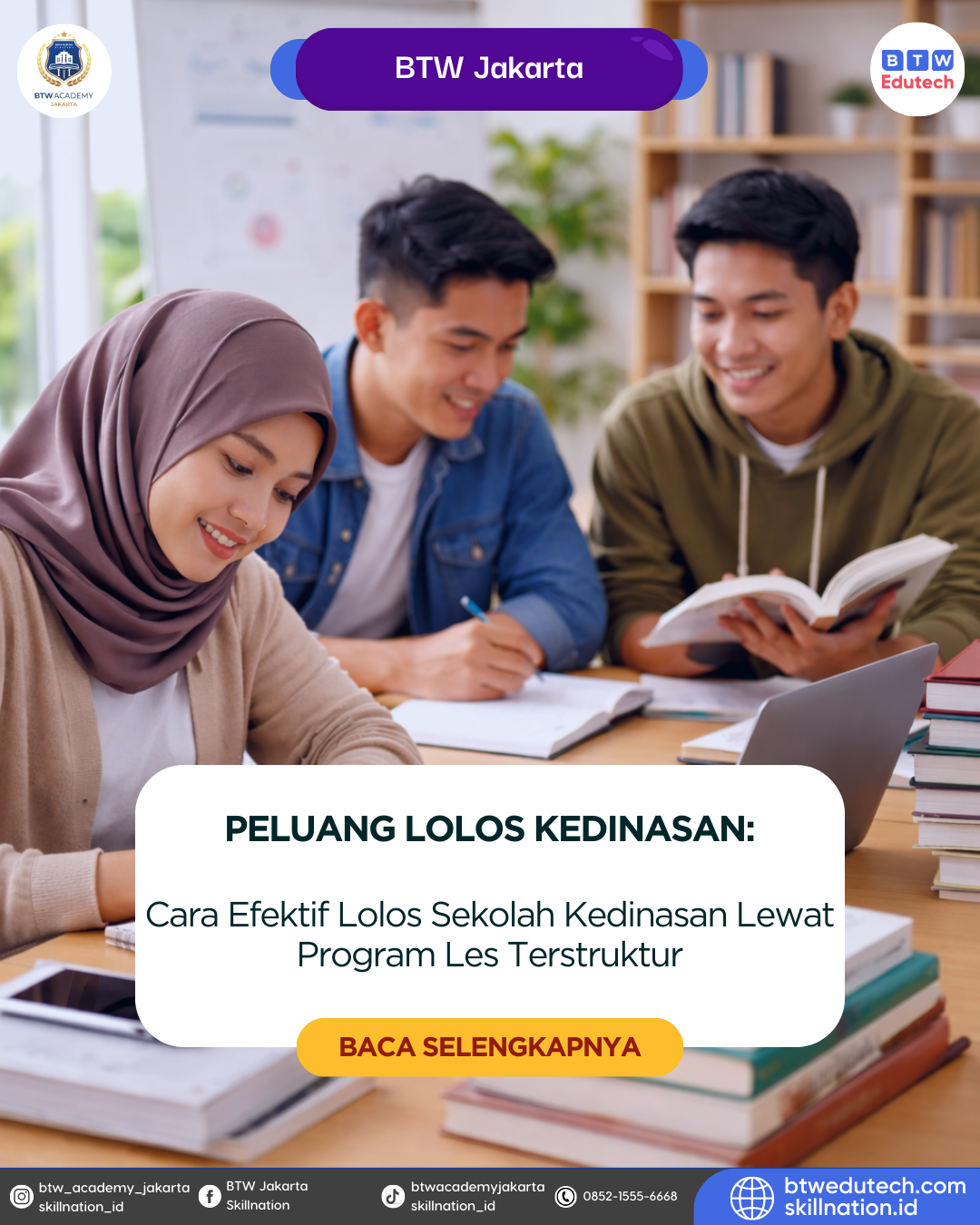 Cara Efektif Lolos Sekolah Kedinasan Lewat Program Les Terstruktur