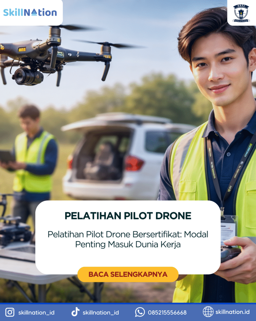 Pelatihan Pilot Drone Bersertifikat: Modal Penting Masuk Dunia Kerja