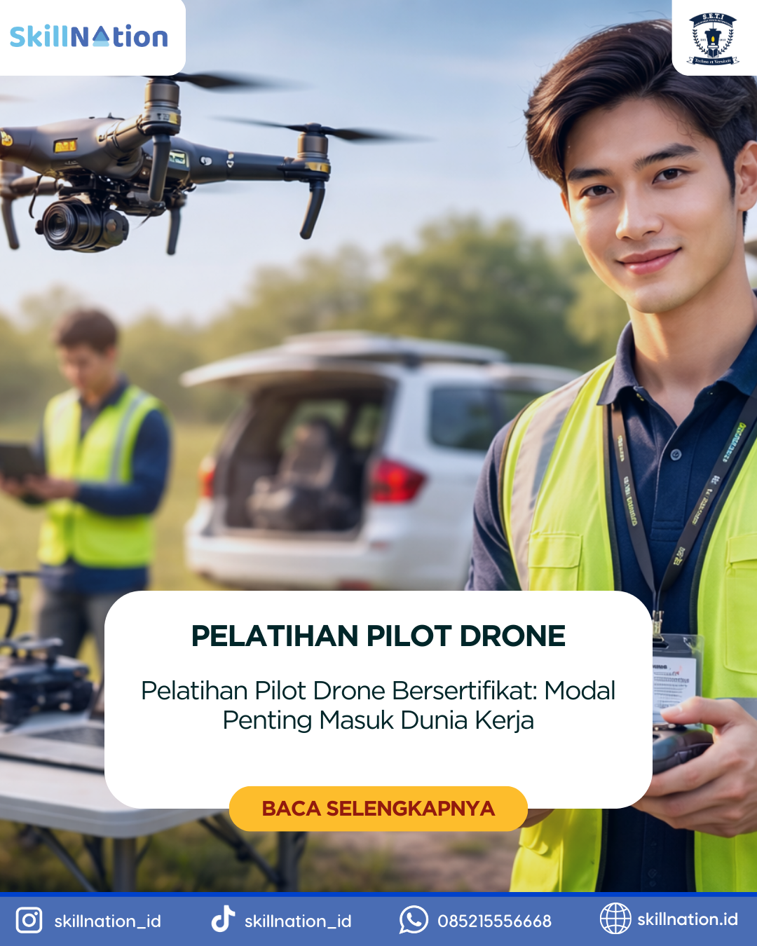 Pelatihan Pilot Drone Bersertifikat: Modal Penting Masuk Dunia Kerja