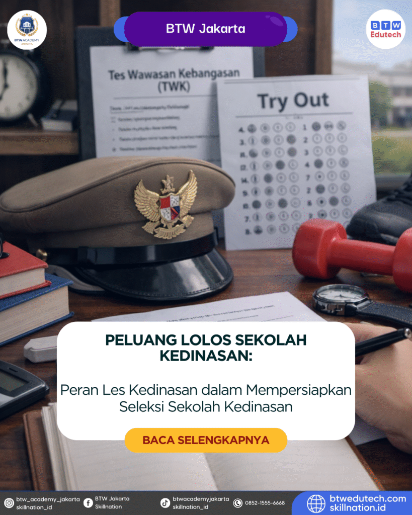 Peran Les Kedinasan dalam Mempersiapkan Seleksi Sekolah Kedinasan