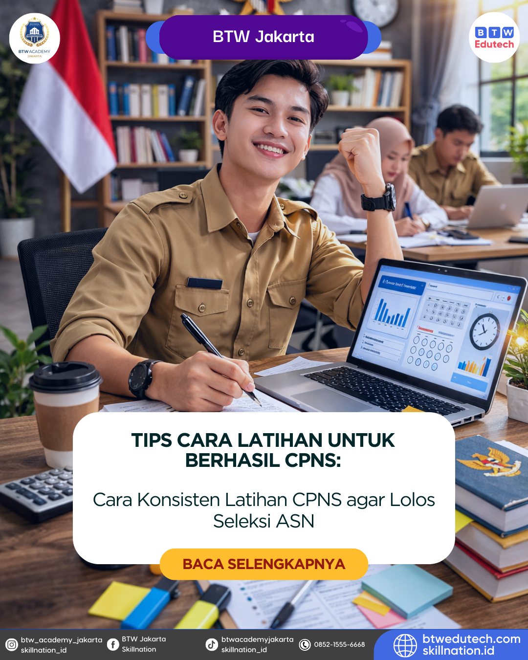 Cara Konsisten Latihan CPNS agar Lolos Seleksi ASN
