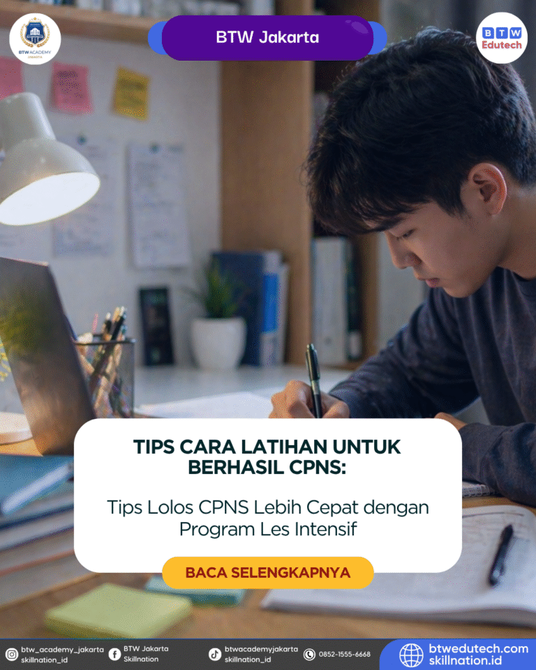 Tips Lolos CPNS Lebih Cepat dengan Program Les Intensif