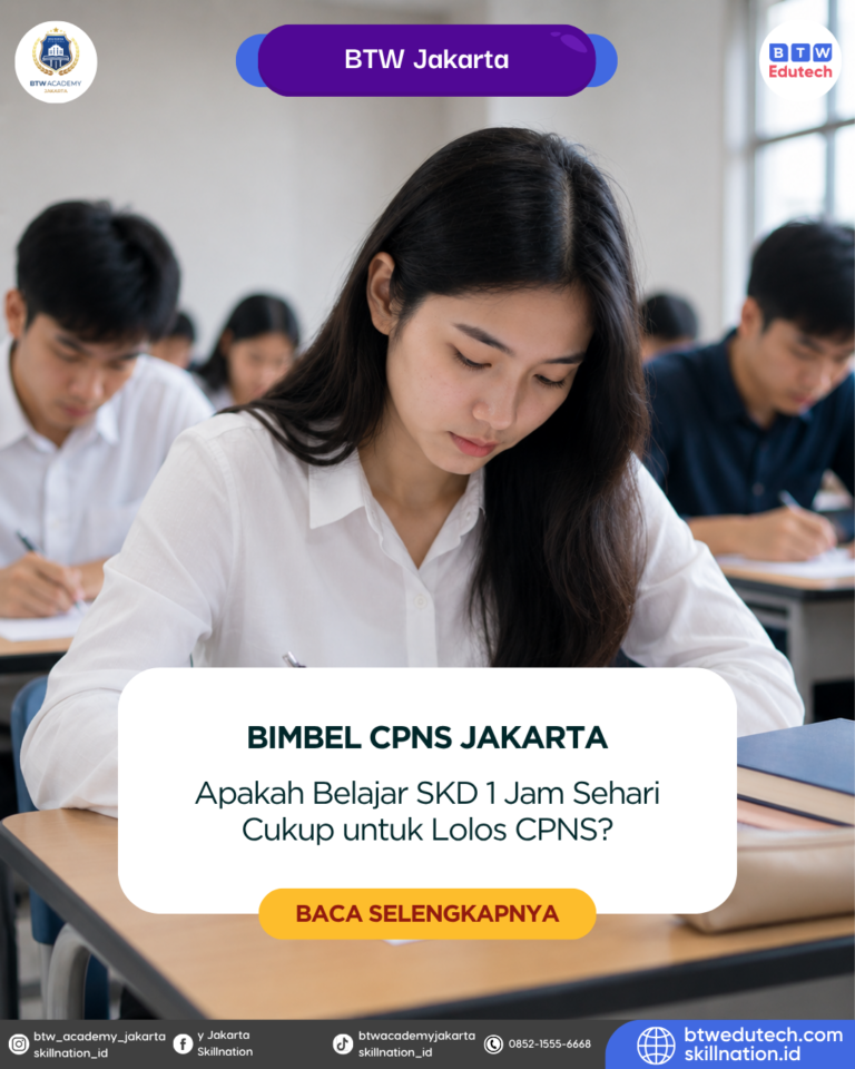 Apakah Belajar SKD 1 Jam Sehari Cukup untuk Lolos CPNS?