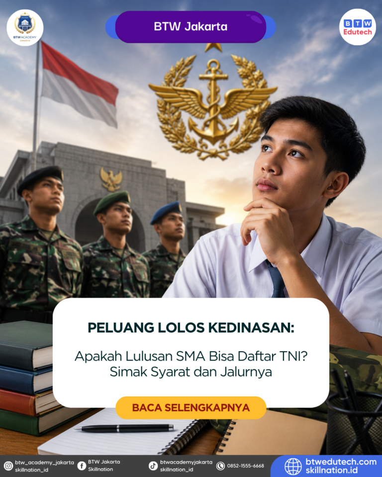 Apakah Lulusan SMA Bisa Daftar TNI? Simak Syarat dan Jalurnya