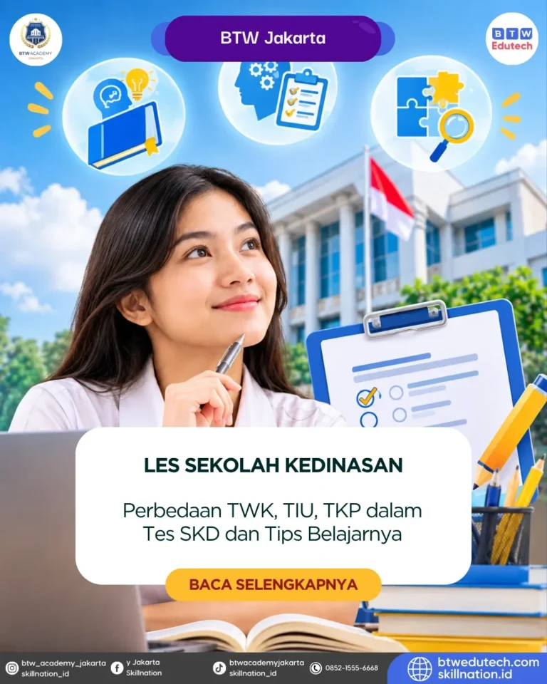 Perbedaan TWK, TIU, TKP dalam Tes SKD dan Tips Belajarnya