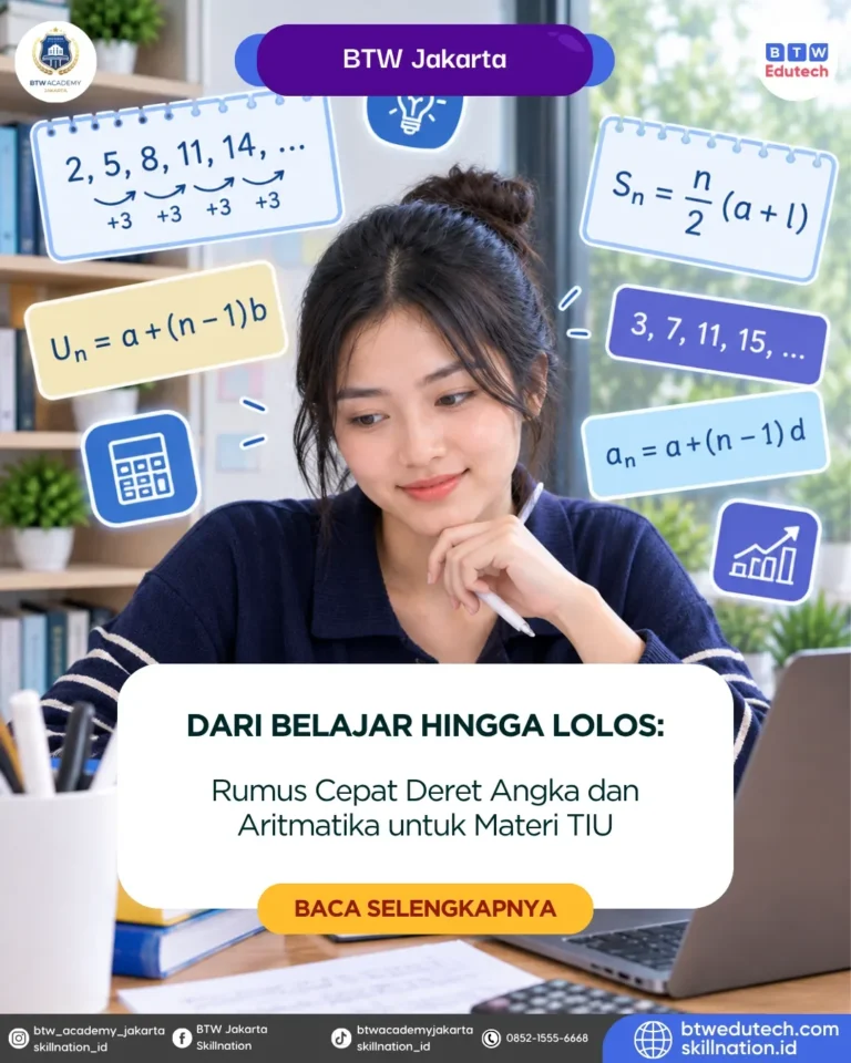Rumus Cepat Deret Angka dan Aritmatika untuk Materi TIU