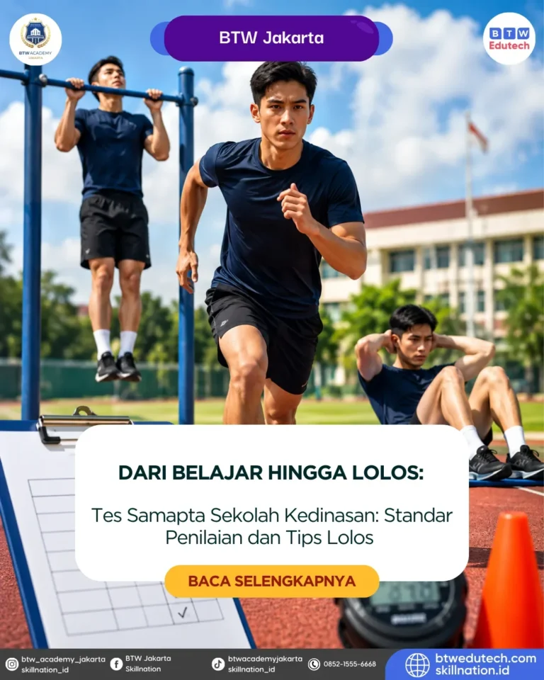 Tes Samapta Sekolah Kedinasan: Standar Penilaian dan Tips Lolos